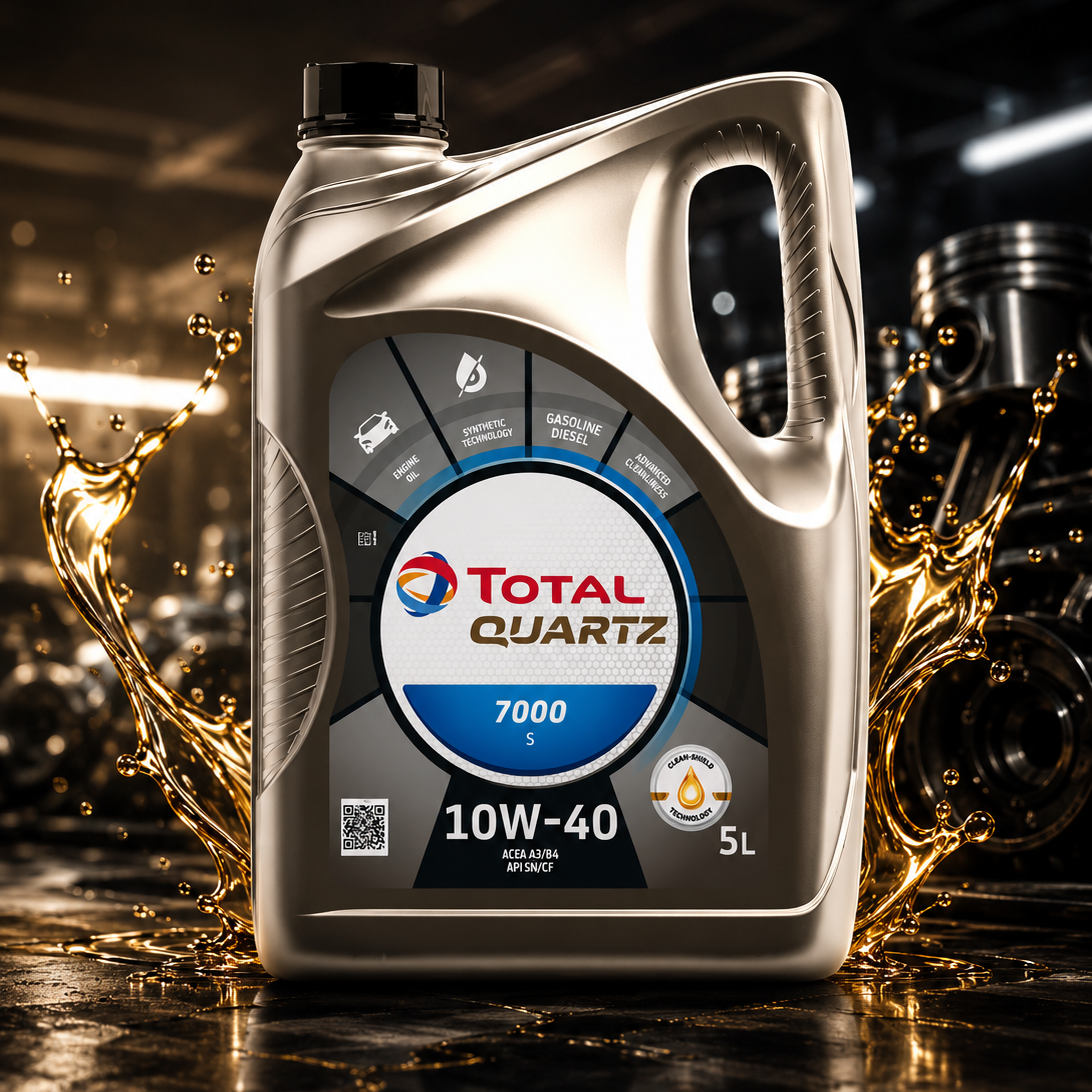 Huile Moteur Total Quartz 7000 10W-40 5L