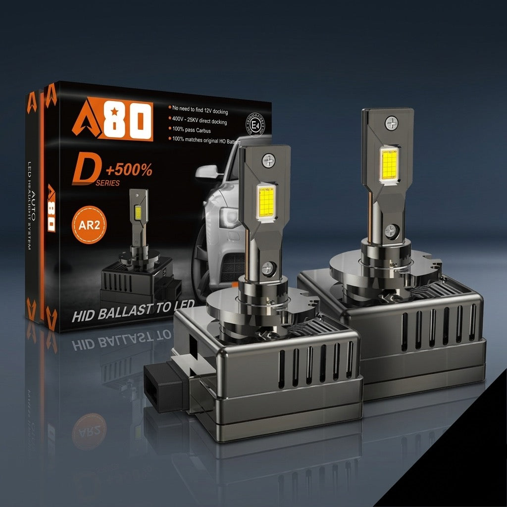 LED A80 D3S Haute Puissance – 6000K Blanc Xenon Conversion