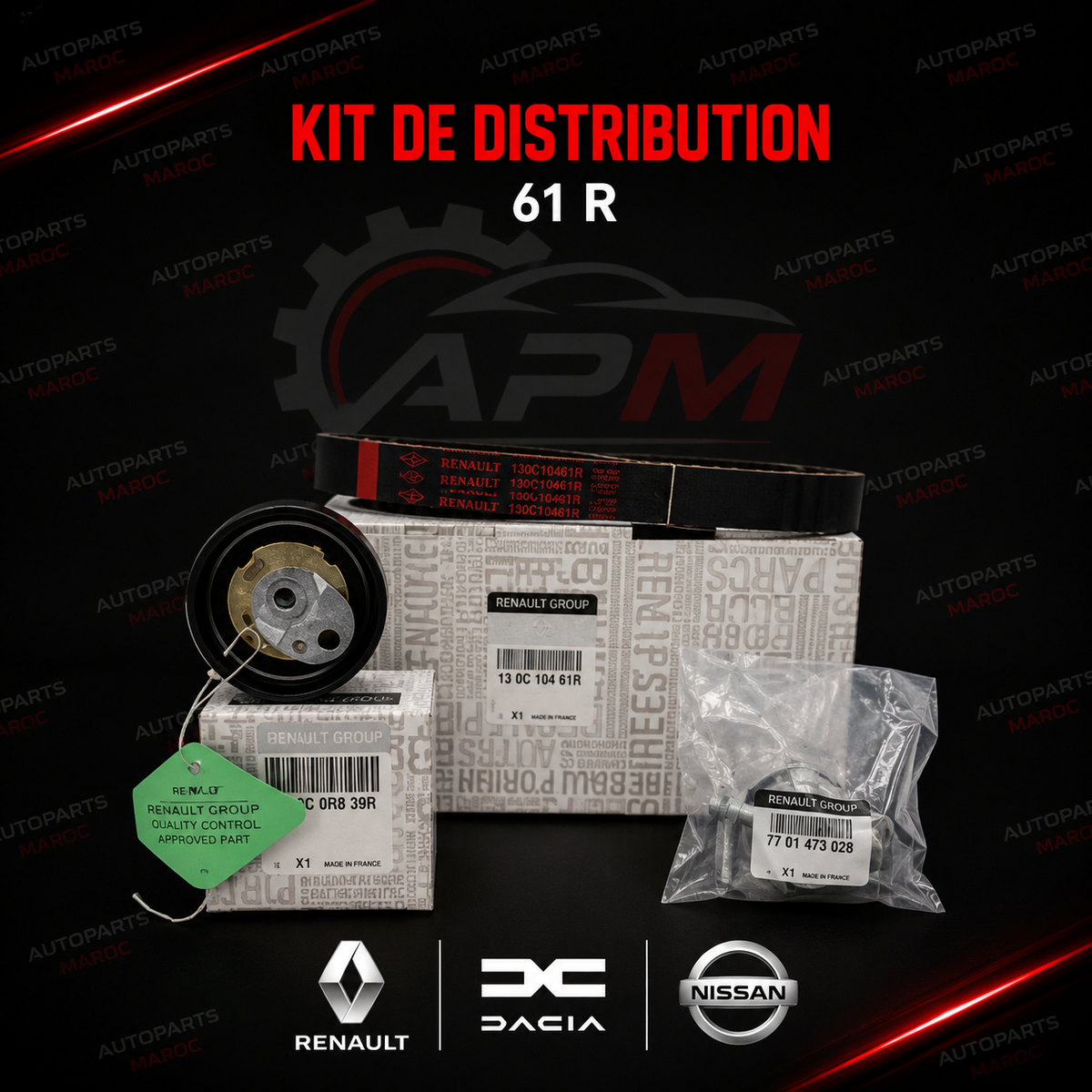 Kit de Distribution Renault 61R